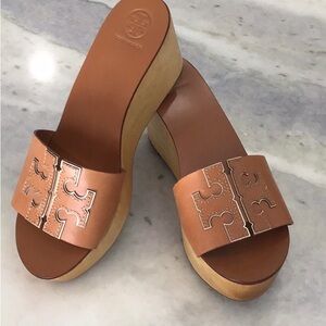 Authentic Tory Burch Ines Wedge Sandals
